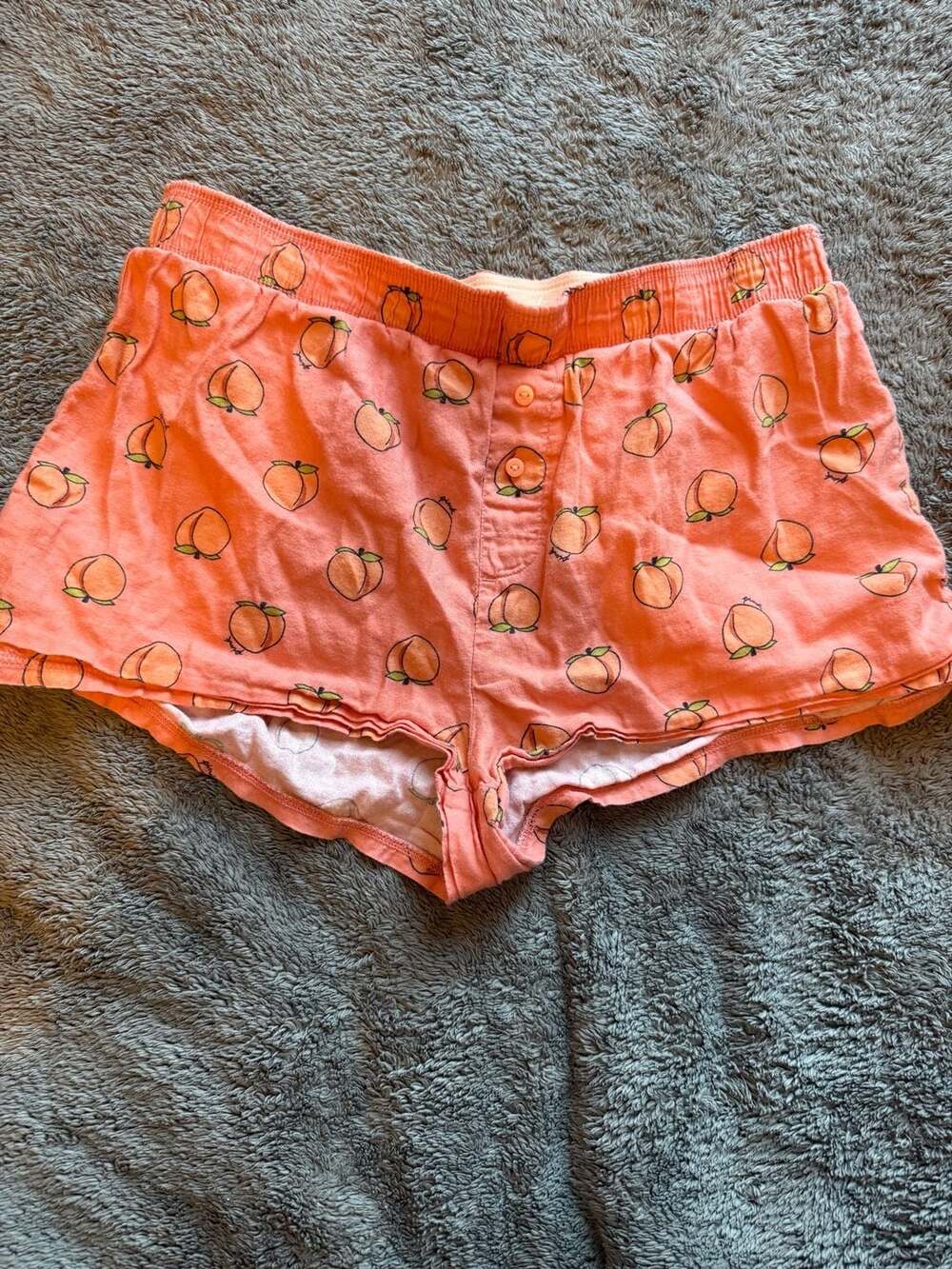 PINK Victoria's Secret Peach Sleep Shorts Size XS